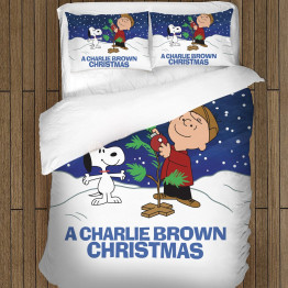 Vánoční povlečení pro děti - Charley Brown Christmas