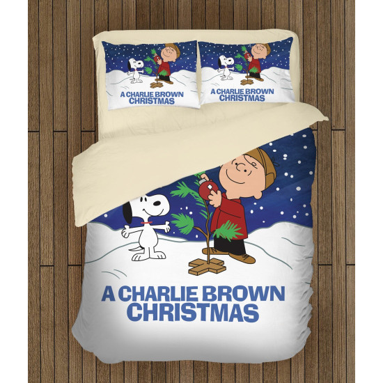 Vánoční povlečení pro děti - Charley Brown Christmas