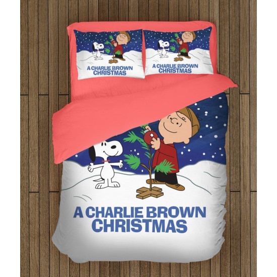 Vánoční povlečení pro děti - Charley Brown Christmas