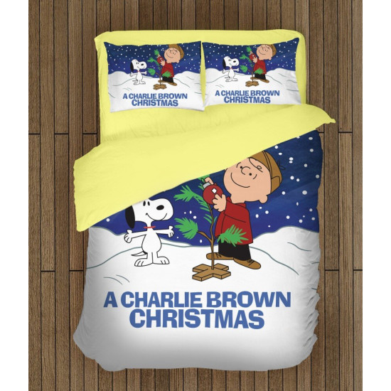 Vánoční povlečení pro děti - Charley Brown Christmas