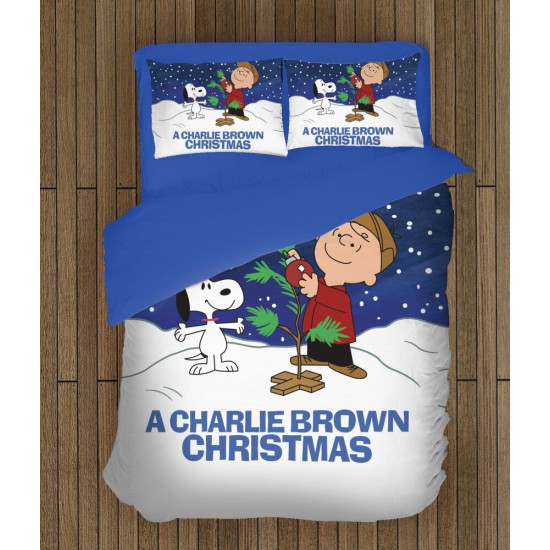 Vánoční povlečení pro děti - Charley Brown Christmas