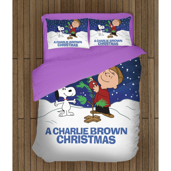 Vánoční povlečení pro děti - Charley Brown Christmas