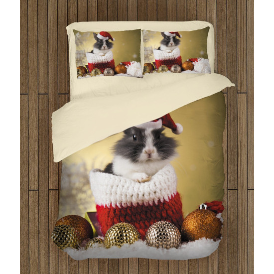 Povlečení vánoční - Christmas Rabbit