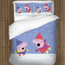 Vánoční povlečení pro děti - Peppa Pig Christmas