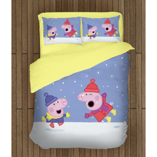 Vánoční povlečení pro děti - Peppa Pig Christmas