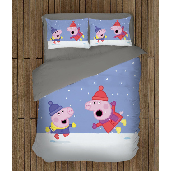 Vánoční povlečení pro děti - Peppa Pig Christmas