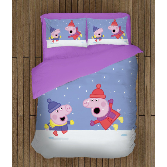 Vánoční povlečení pro děti - Peppa Pig Christmas