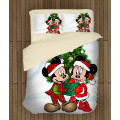 Vánoční povlečení dětské - Christmas Minnie and Mickey