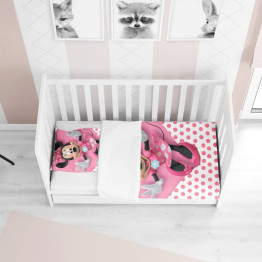 Povlečení do postýlky pro holčičku - Minnie Mouse