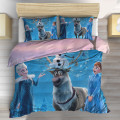 ДА НЕ СЕ ПУСКА  Двулицево спално бельо Замръзналото кралство Елза и Ана - Frozen