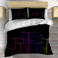 3D povlečení na postel - Digital neon