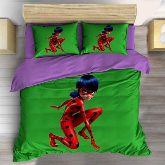 3D povlečení na postel - Ladybug Sitting
