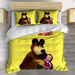 Povlečení Máša a Medvěd - Masha and Bear Hug