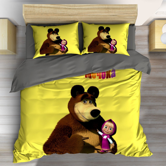 Povlečení Máša a Medvěd - Masha and Bear Hug