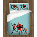Povlečení s přikrývkou Uzasnakovi - The Incredibles Animation