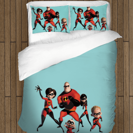 Povlečení s přikrývkou Uzasnakovi - The Incredibles Animation