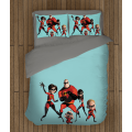 Povlečení s přikrývkou Uzasnakovi - The Incredibles Animation