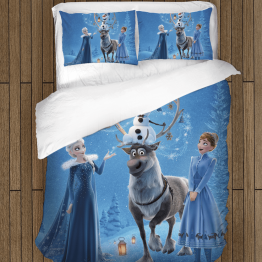 Povlečení s přikrývkou Ledové Kkrálovství - Frozen Princesses