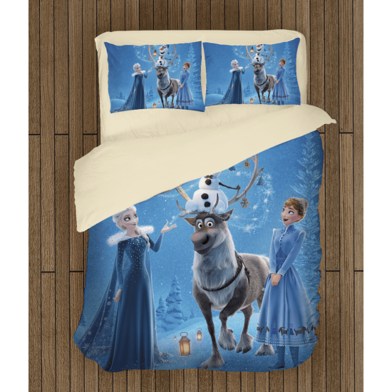 Povlečení s přikrývkou Ledové Kkrálovství - Frozen Princesses