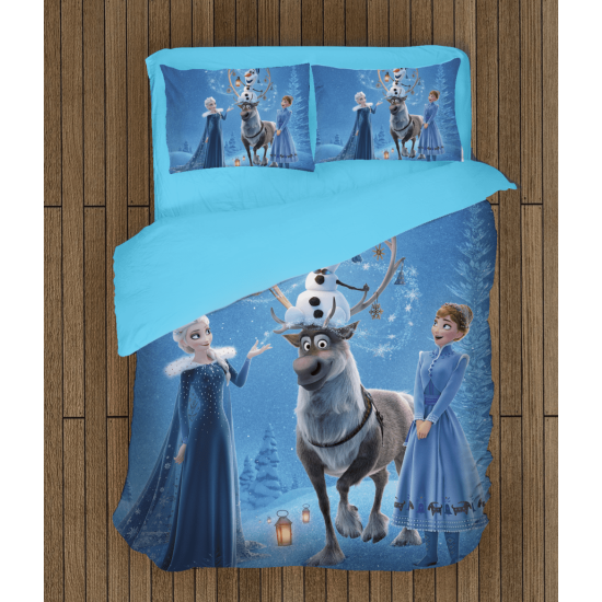 Povlečení s přikrývkou Ledové Kkrálovství - Frozen Princesses
