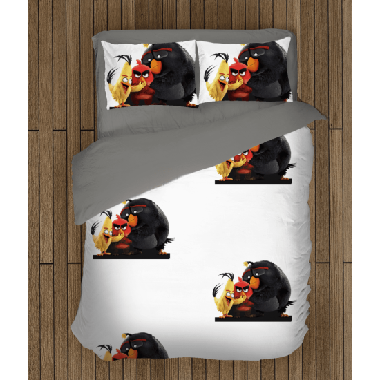 Povlečení s přikrývkou - Angry Birds white