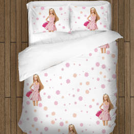 Povlečení s přikrývkou - Barbie