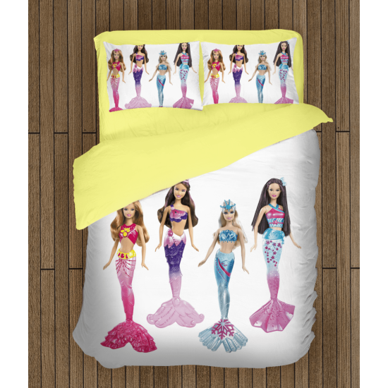 Povlečení s přikrývkou - Barbie Mermaids
