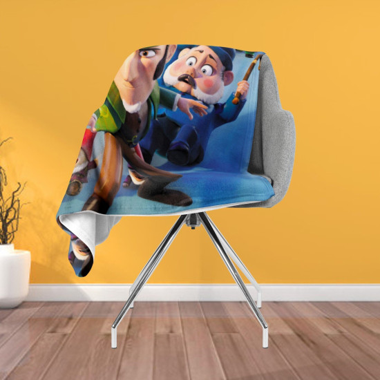 Hebká deka 3D - Sherlock Gnomes