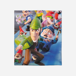 Hebká deka 3D - Sherlock Gnomes