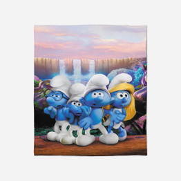 Hřejivá deka Šmoulové - Smurfs
