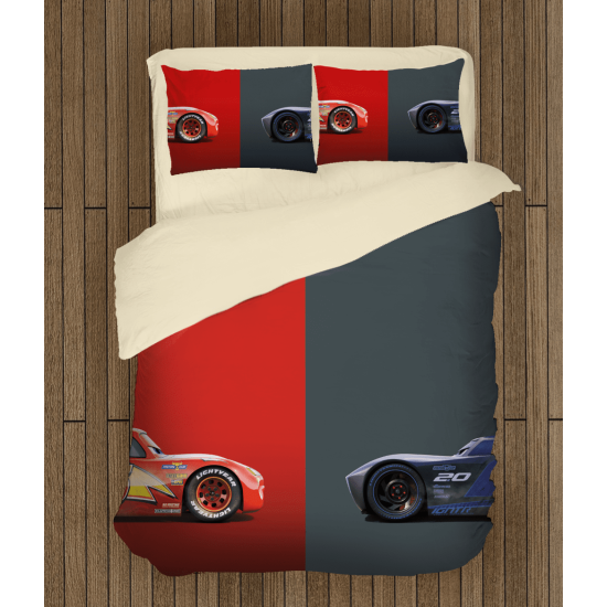Povlečení s přikrývkou Blesk McQueen - Cars