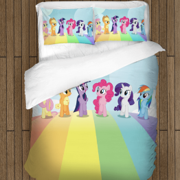 Dětské povlečení s přikrývkou - Little Pony Rainbow