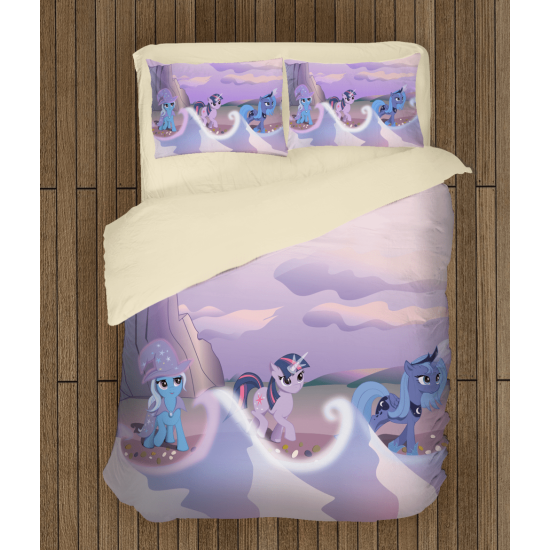 Povlečení s přikrývkou pro holky - Little Pony Purple