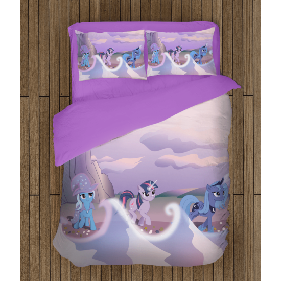 Povlečení s přikrývkou pro holky - Little Pony Purple