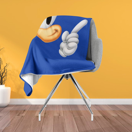 Modrá dětská deka - Sonic Blue