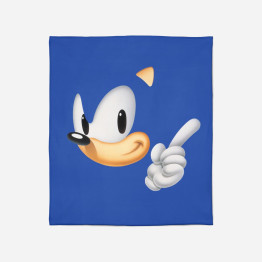 Modrá dětská deka - Sonic Blue