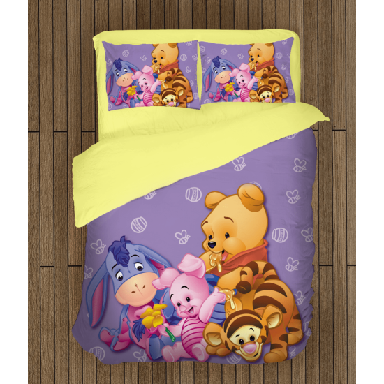 Povlečení s přikrývkou Medvídek pú - Wennie The Pooh
