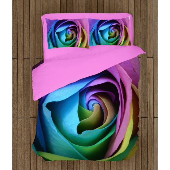 3D povlečení s přikrývkou - Rose