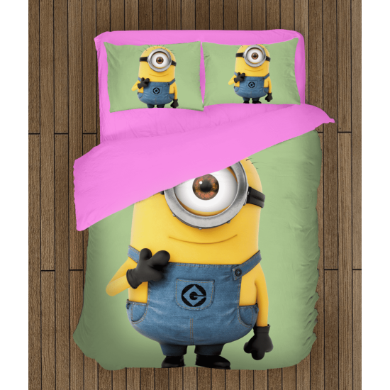 Povlečení s přikrývkou Mimoni - The Minions Animation