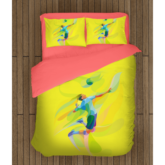 3D povlečení s přikrývkou - Volleyball