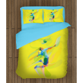 3D povlečení s přikrývkou - Volleyball