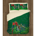 3D povlečení s přikrývkou - Parrots