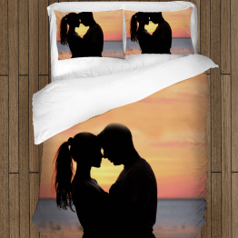 3D povlečení s přikrývkou - Sunset In Love