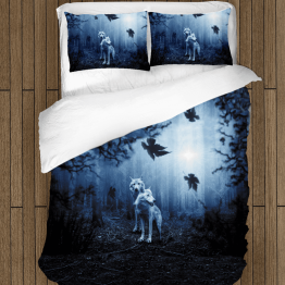 Povlečení s přikrývkou - Wolves In A Forest