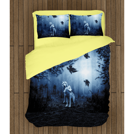 Povlečení s přikrývkou - Wolves In A Forest