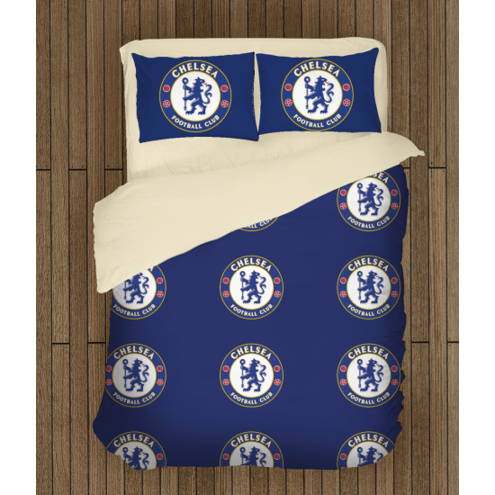 3D povlečení s přikrývkou - Chelsea Blue