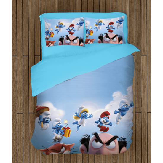 Povlečení s přikrývkou - The Smurfs The Movie