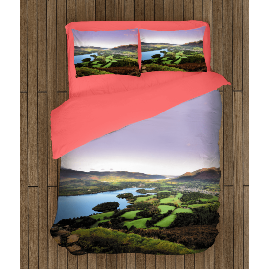 Povlečení s přikrývkou - Lake In England