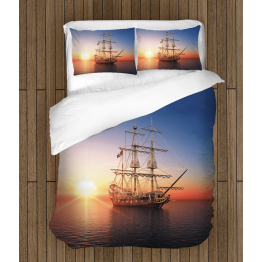 Povlečení s přikrývkou- Little Ship
