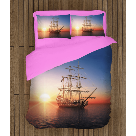 Povlečení s přikrývkou- Little Ship